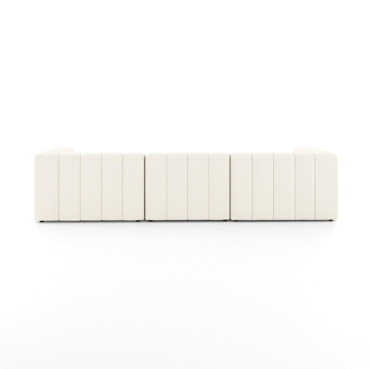 Four Hands Langham Channeled 3 Pc Sectional With Ottoman