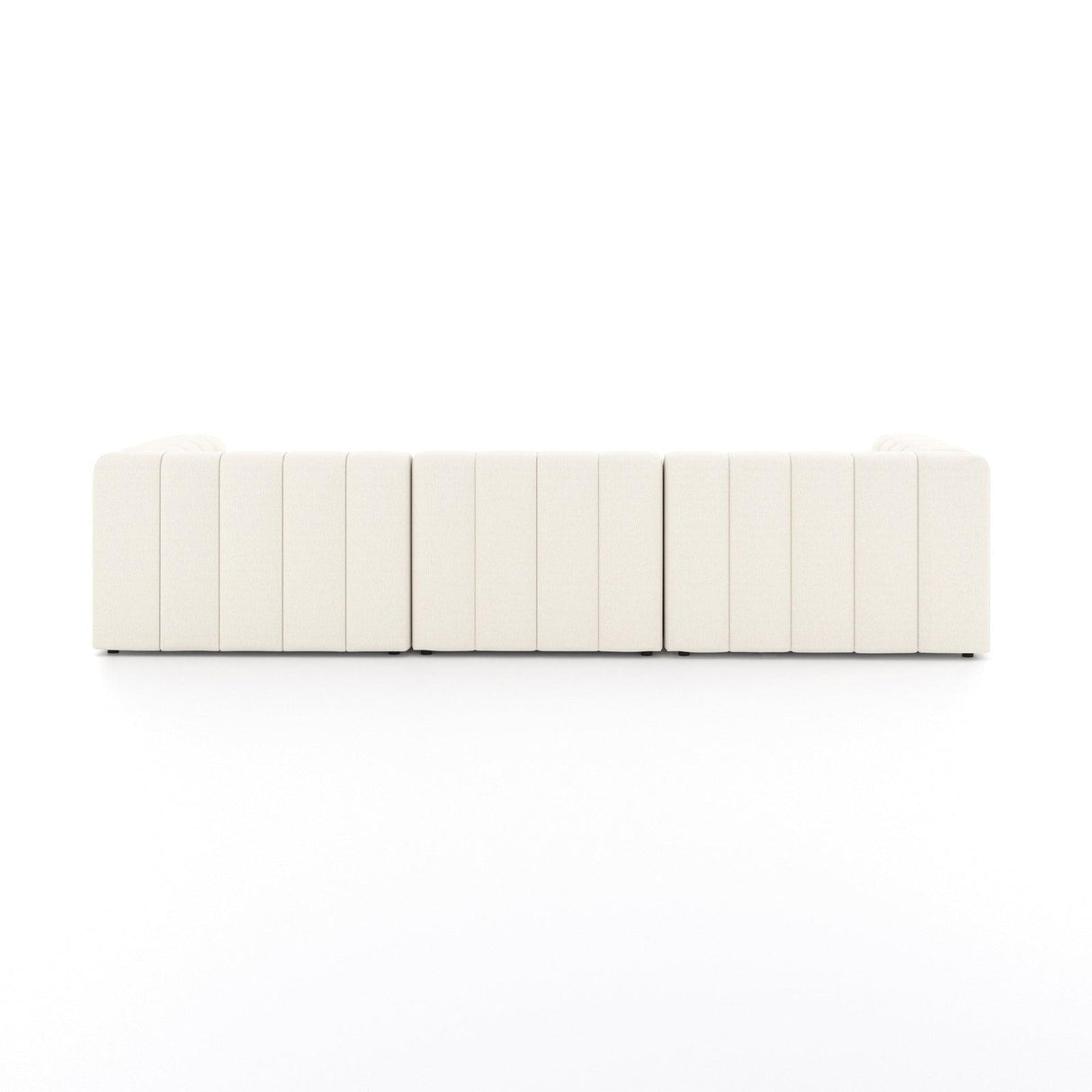 Four Hands Langham Channeled 3 Pc Sectional With Ottoman