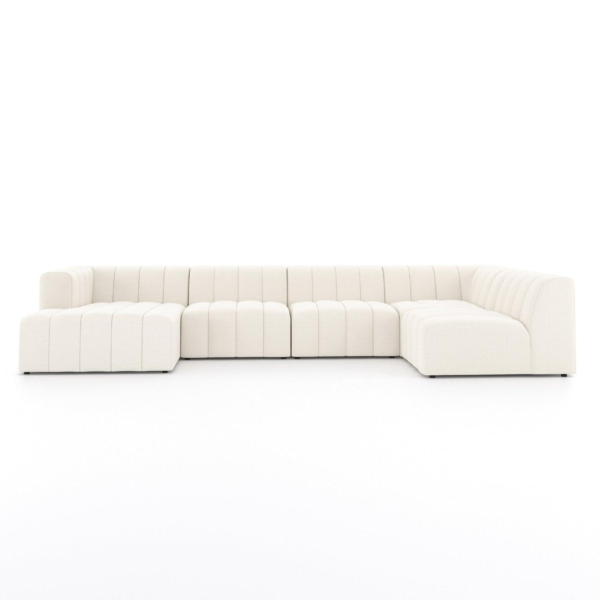 Four Hands Langham Channeled 5 Pc Sectional