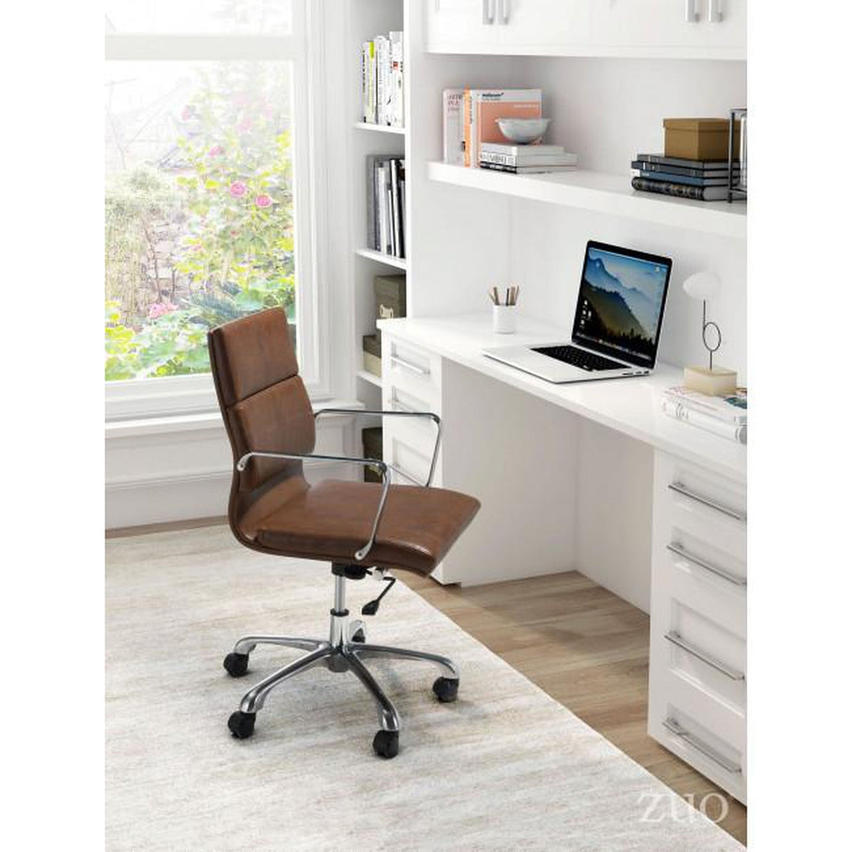 Zuo Ithaca Office Chair Vintage Brown