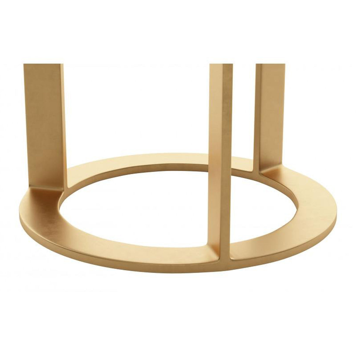 Zuo Helena Side Table White & Gold