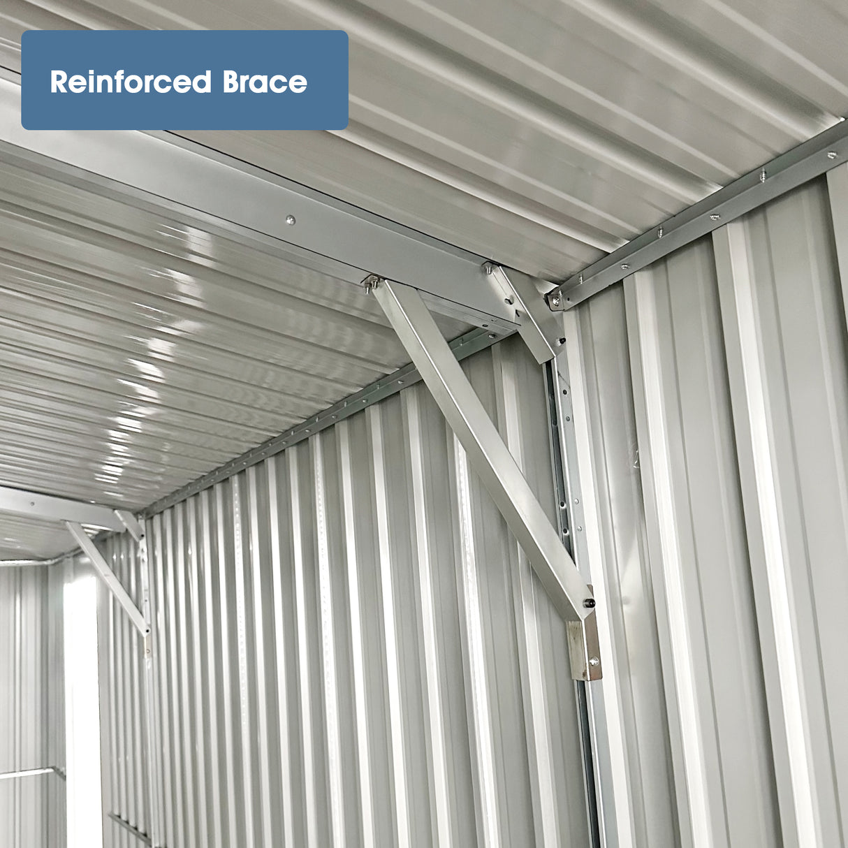 Outdoor Storage Shed 20x13 FT, Metal Garden Shed Backyard Utility Tool House Building with 2 Doors and 4 Vents for Car,Truck,Bike, Garbage Can,Tool,Lawnmower