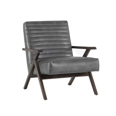 Peyton Lounge Armchair - Cantina Magnetite - Home Elegance USA
