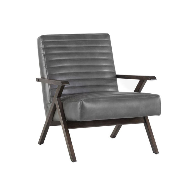 Peyton Lounge Armchair - Cantina Magnetite - Home Elegance USA
