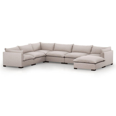 Four Hands Westwood 6 Pc Sectional With Ottoman