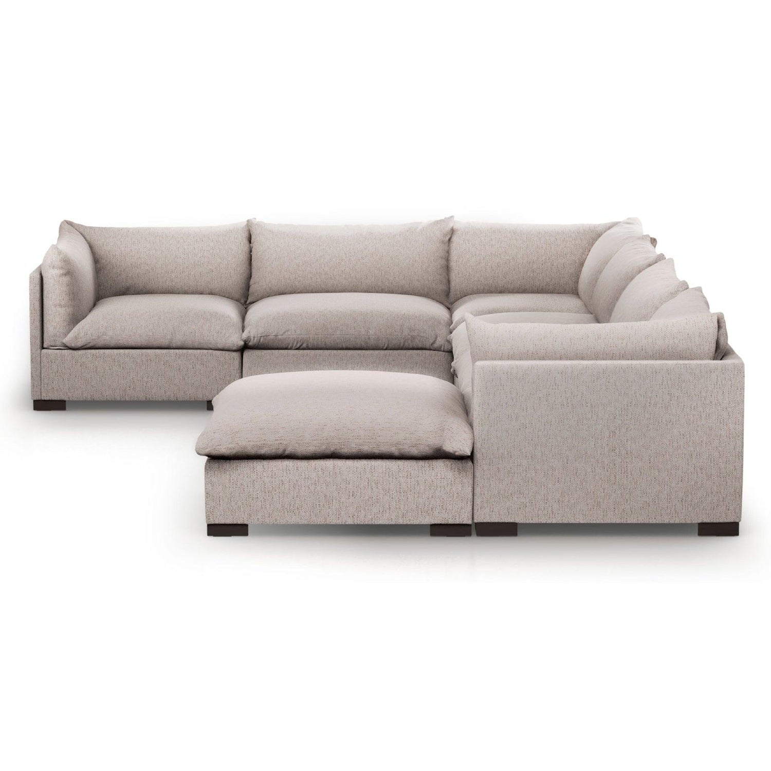 Four Hands Westwood 6 Pc Sectional With Ottoman