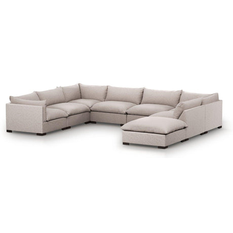 Four Hands Westwood 7 Pc Sectional With Ottoman