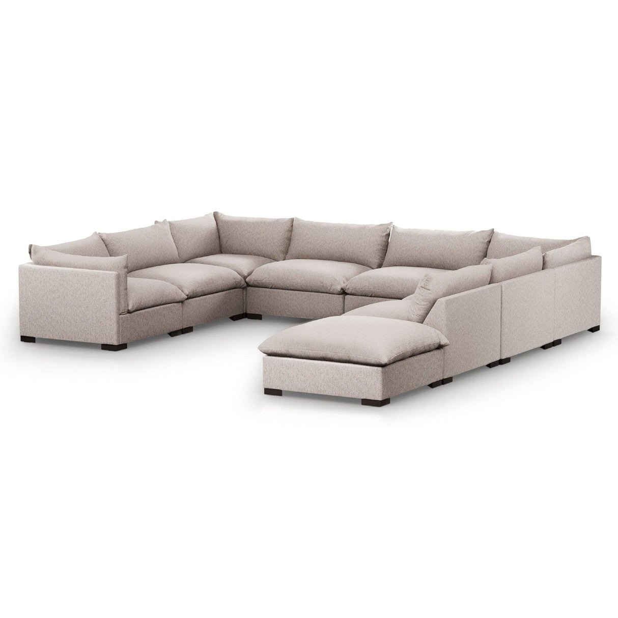 Four Hands Westwood 8 Pc Sectional With Ottoman