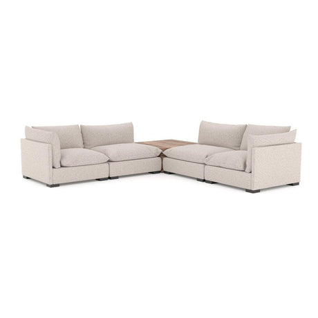 Four Hands Westwood 4 Pc Sectional With Corner Table