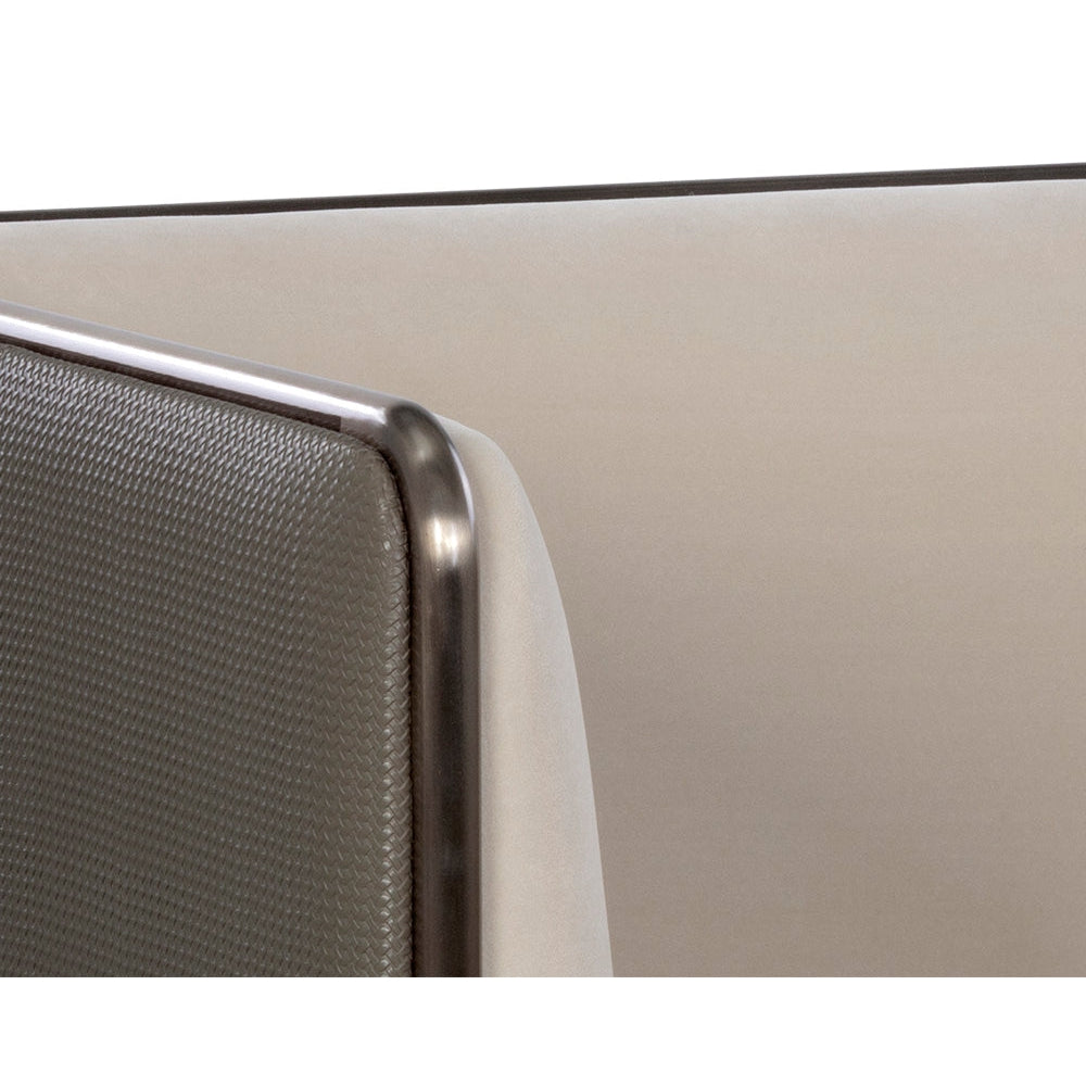 Sierra Armchair - Meg Taupe / Porcini Taupe - Home Elegance USA