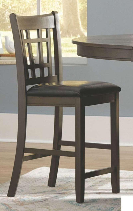 Coaster Furniture - Lavon Black Counter Height Chair Set Of 2 - 108219
