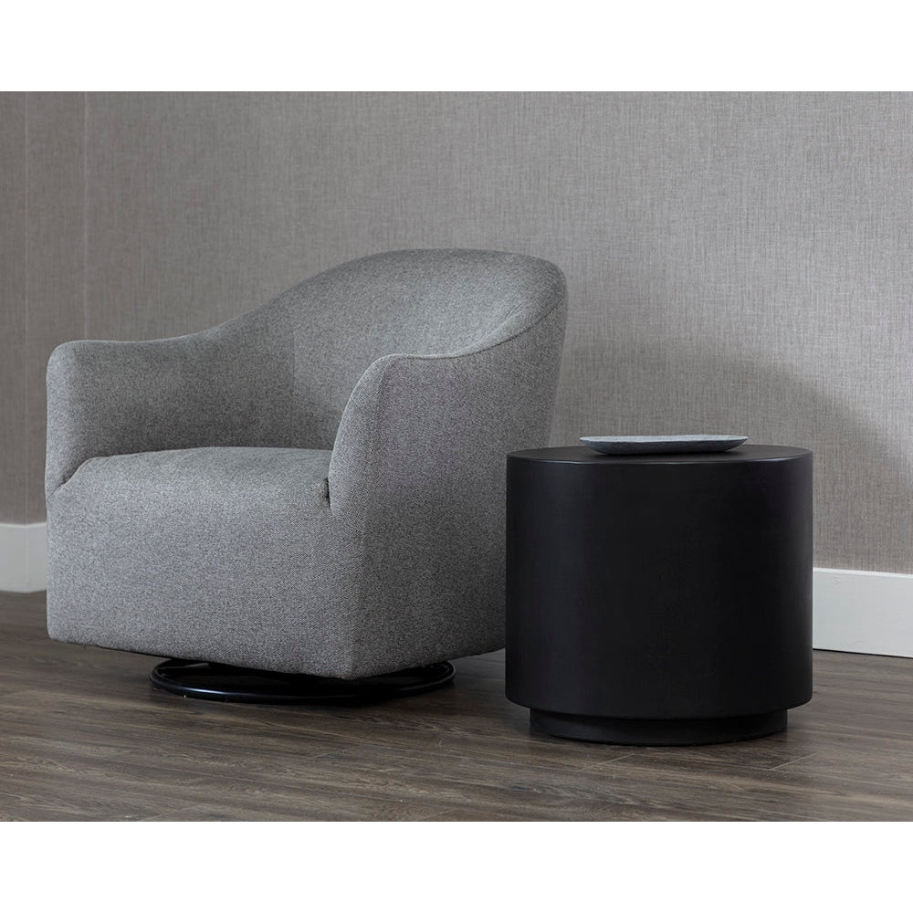 Rubin End Table - Black - Home Elegance USA