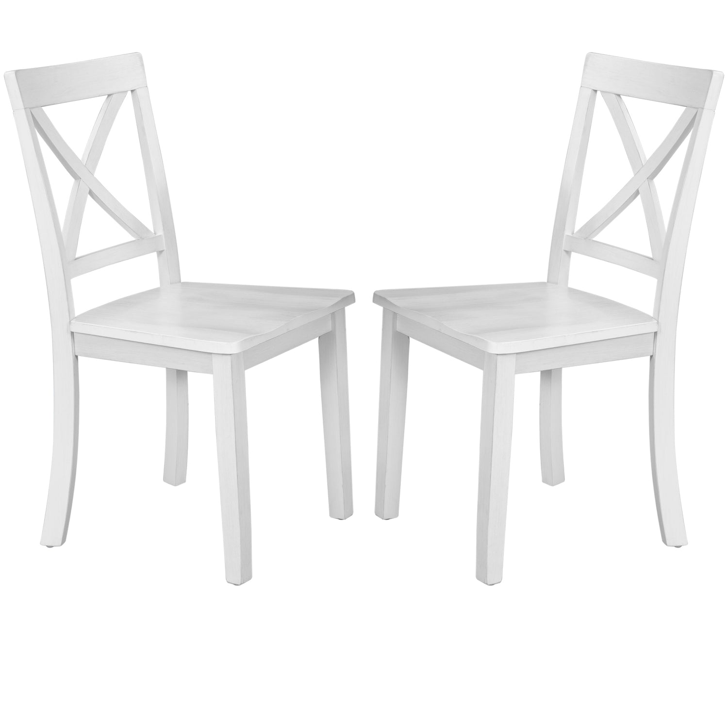 Orisfur. 5 Pieces Dining Table and Chairs Set for 4 Persons, Kitchen Room Solid Wood Table with 4 Chairs - Home Elegance USA