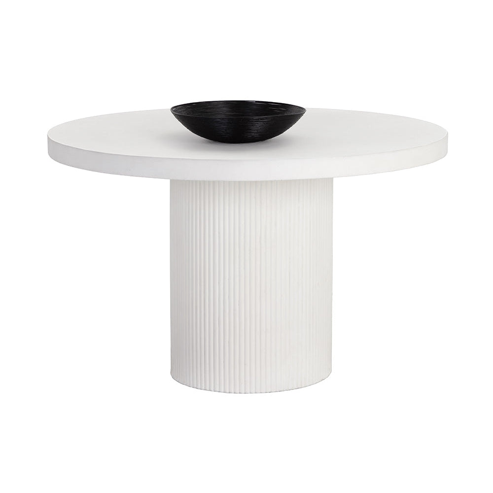 Nicolette Dining Table - White - 55" - Home Elegance USA
