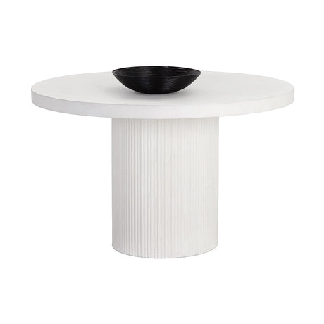 Nicolette Dining Table - White - 55" - Home Elegance USA