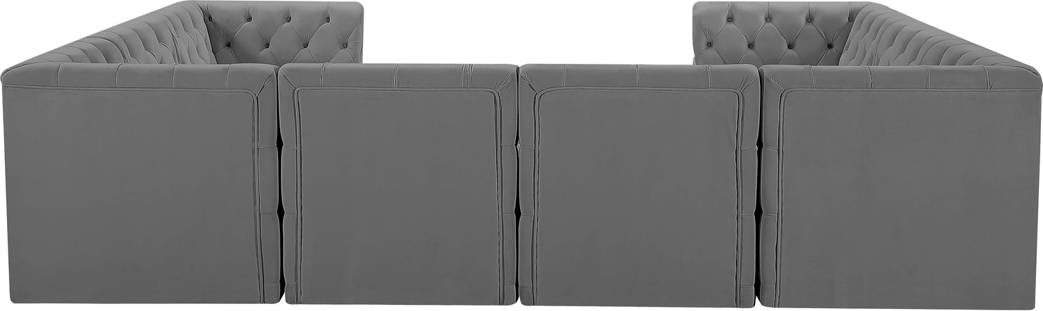 Tuft - Modular Sectional 8 Piece - Gray - Fabric - Home Elegance USA
