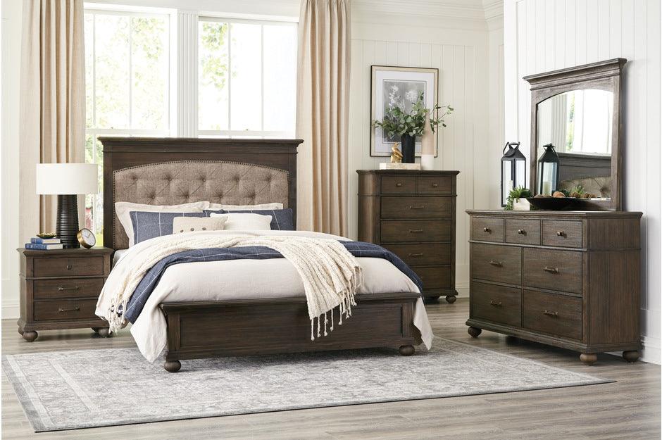 Homelegance - Motsinger 6 Piece Eastern King Bedroom Set In Brown - 1400K-1Ek-6Set