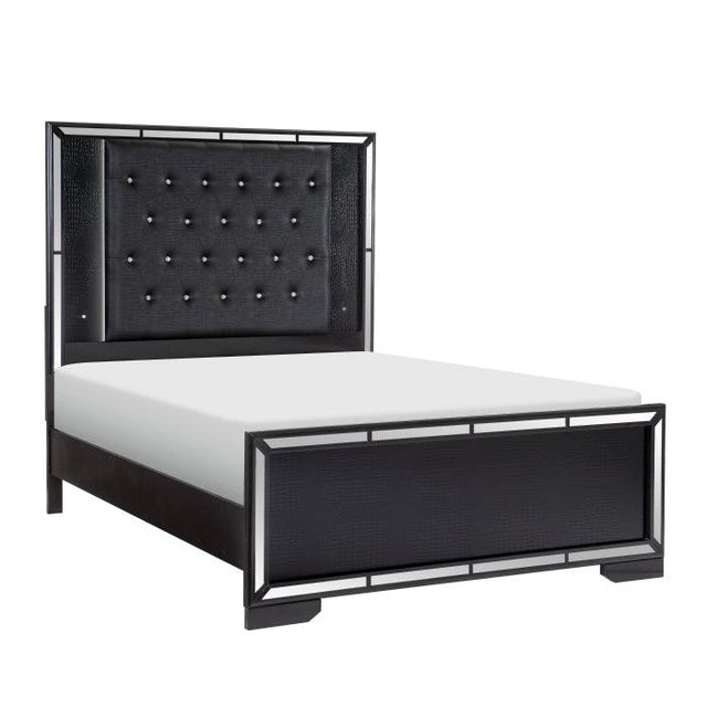 Aveline Queen Bed In Black 1428Bk - 1* | Homelegance | Home Elegance USA