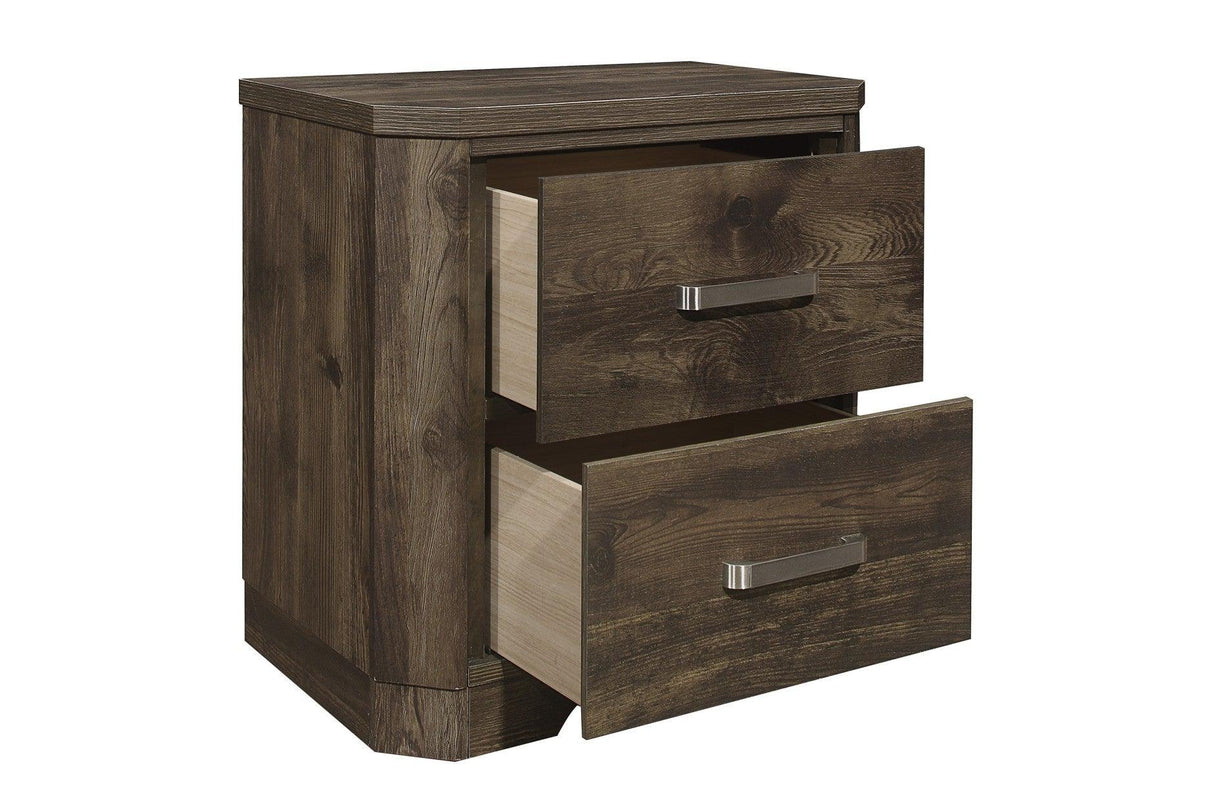 Homelegance - Jocelyn 5 Piece Queen Bedroom Set In Rustic Brown - 1509-1-5Set