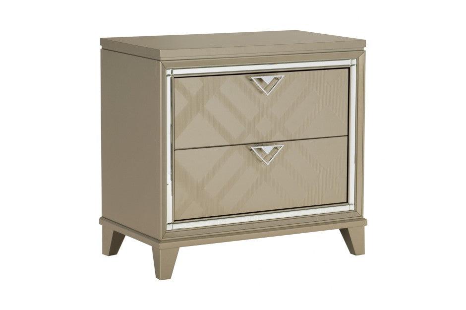Bijou Night Stand In Champagne 1522 - 4Wf | Homelegance | Home Elegance USA