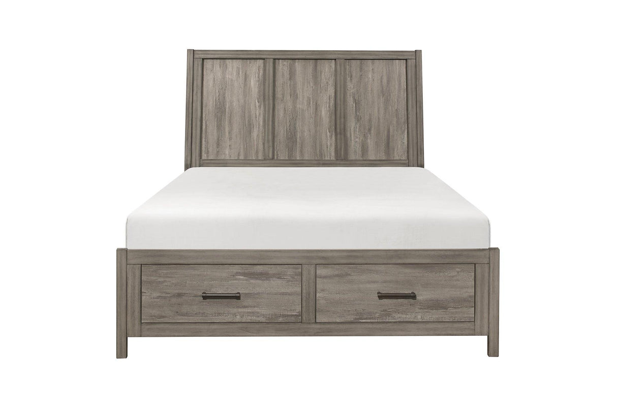 Bainbridge 5 Piece Eastern King Bedroom Set In Weathered Gray 1526K - 1Ek - 5Set | Homelegance | Home Elegance USA