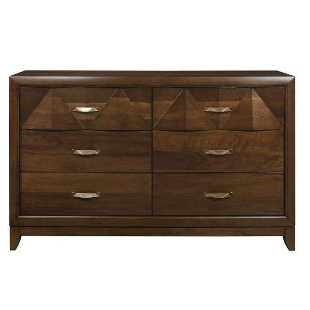 Aziel Dresser In Walnut 1535 - 5 | Homelegance | Home Elegance USA