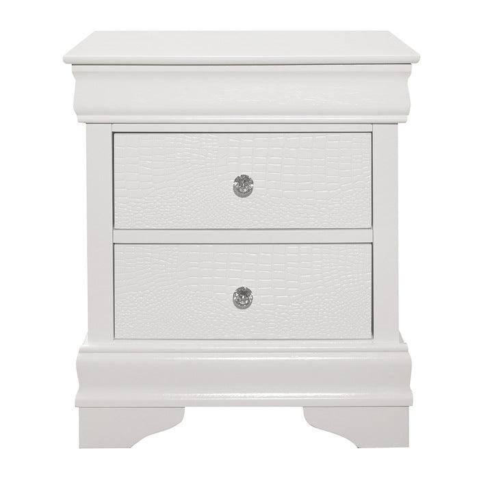 Homelegance - Lana Night Stand In White - 1556W-4