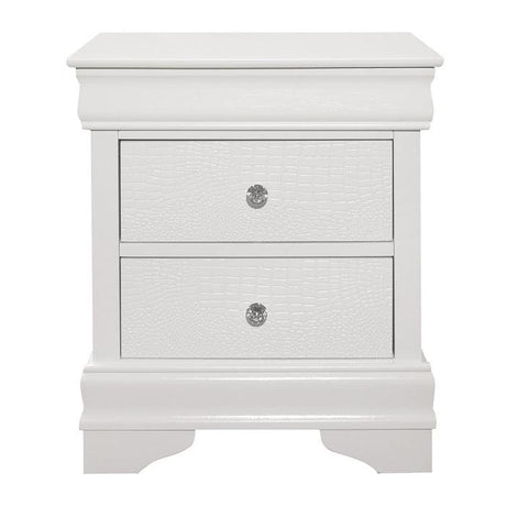 Homelegance - Lana Night Stand In White - 1556W-4