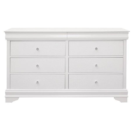 Homelegance - Lana Dresser In White - 1556W-5