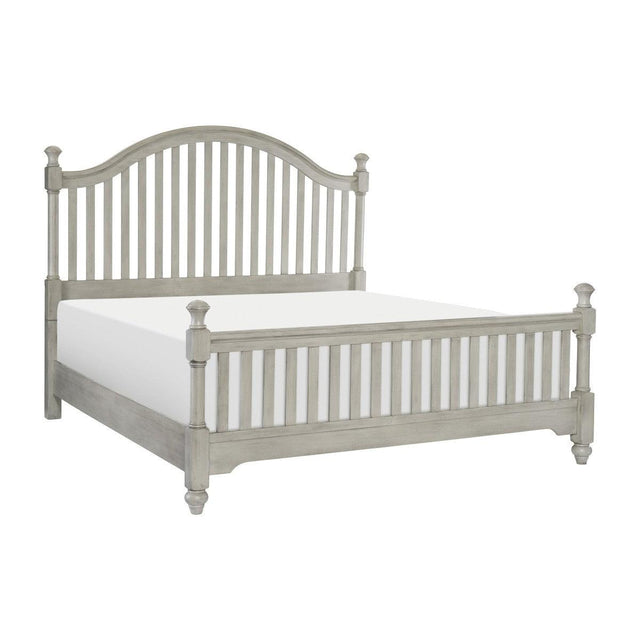 Homelegance - Mossbrook Queen Bed In Light Gray - 1568-Q