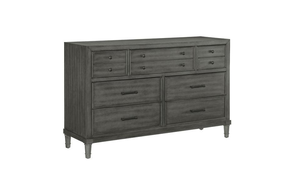 Wittenberry 1573-5 Dresser by Homelegance | Gray Finish Over Okume Veneer - sold by Home Elegance USA