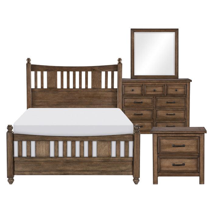 Brevard 4 Piece Queen Bedroom Set In Light Brown 1584 - 1*4 | Homelegance | Home Elegance USA
