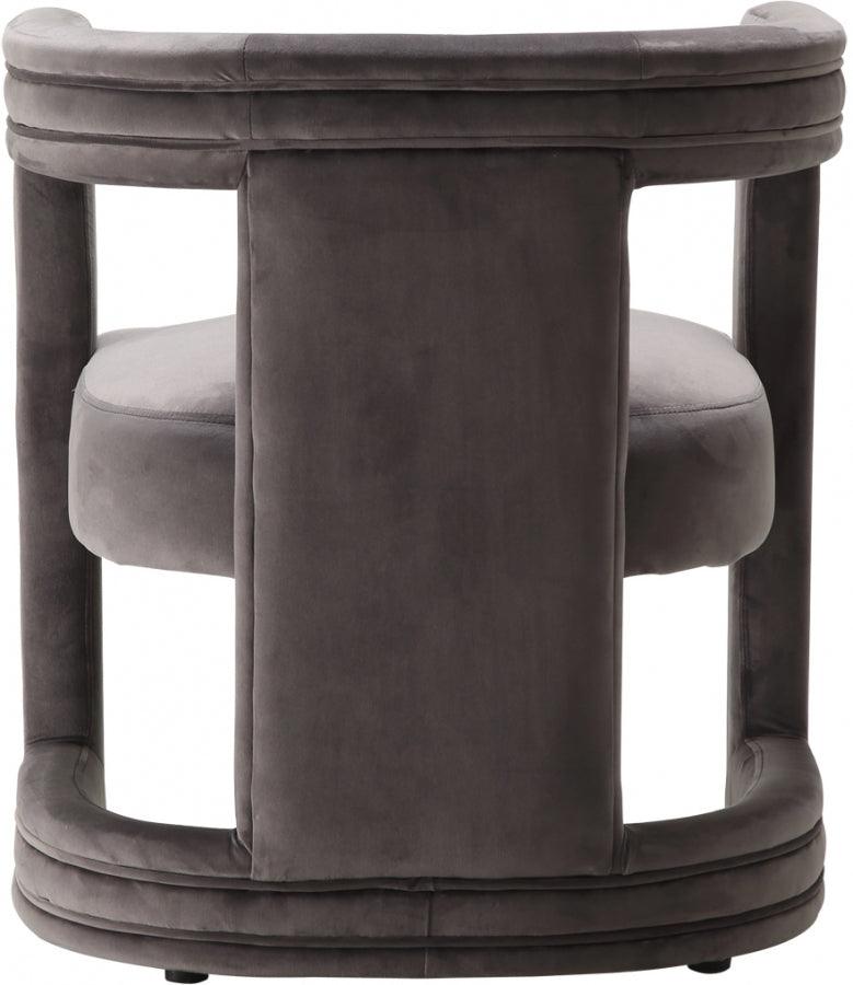 Blair Velvet Dining - Accent Chair In Grey - 530Grey | Meridian | Home Elegance USA