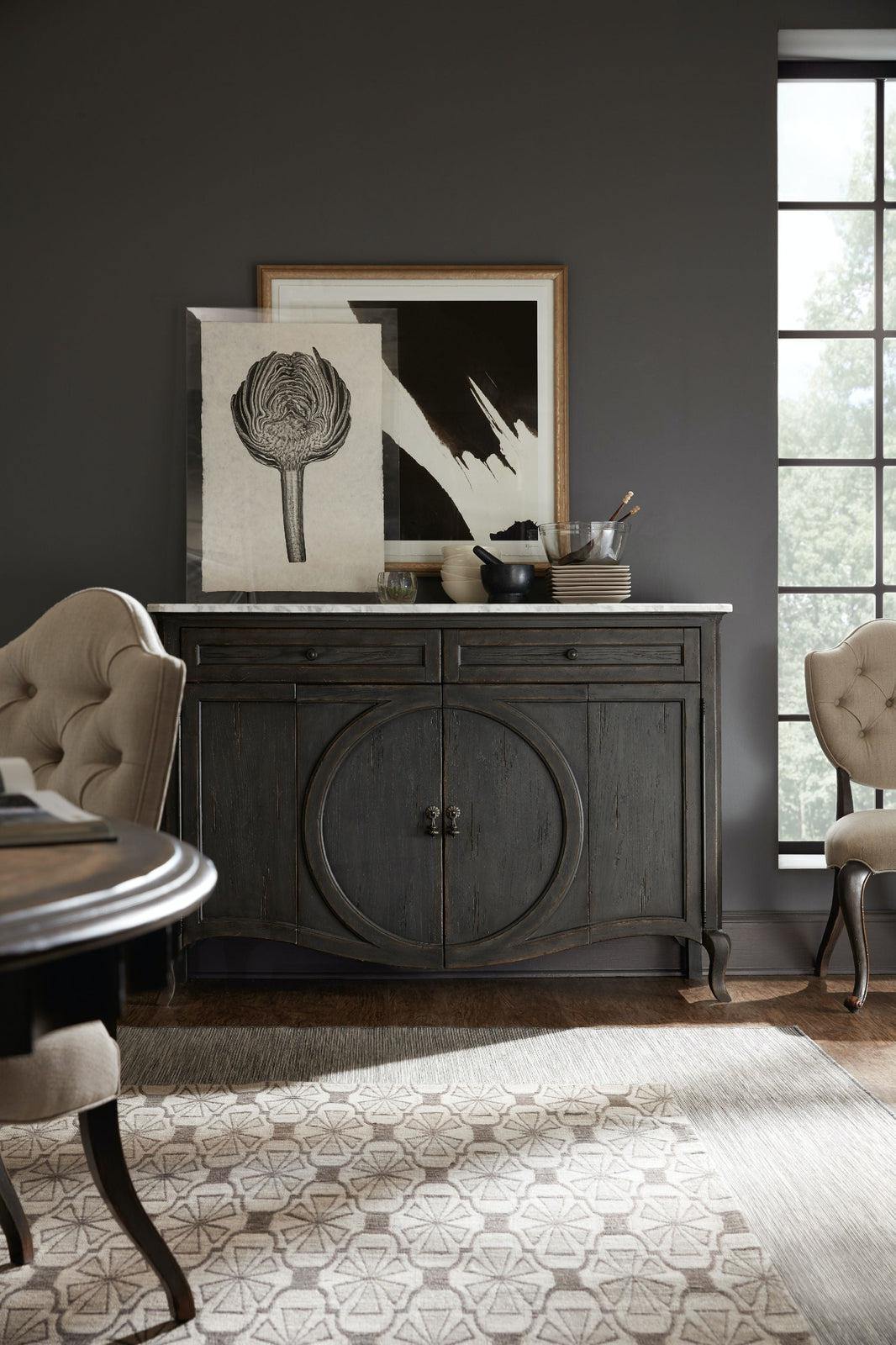 Arabella Four - Door Two Drawer Credenza | Hooker | Home Elegance USA