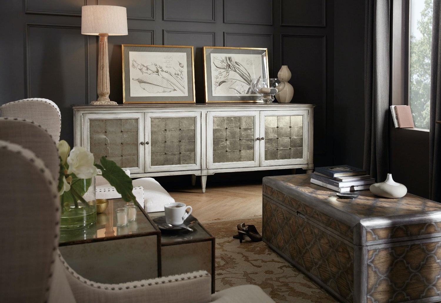 Arabella Four - Door Credenza | Hooker | Home Elegance USA