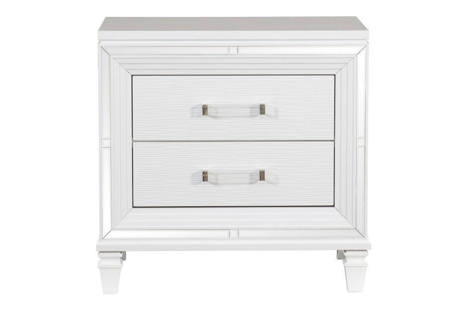 Homelegance - Tamsin 3 Piece Queen Platform Bedroom Set In White - 1616W-1-3Set