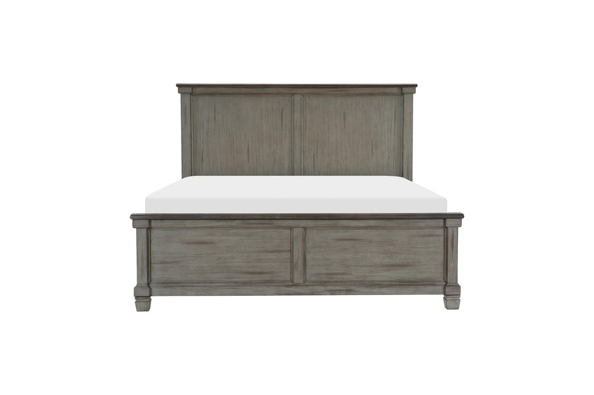Homelegance - Weaver Queen Bed In Antique Gray - 1626Gy-1*