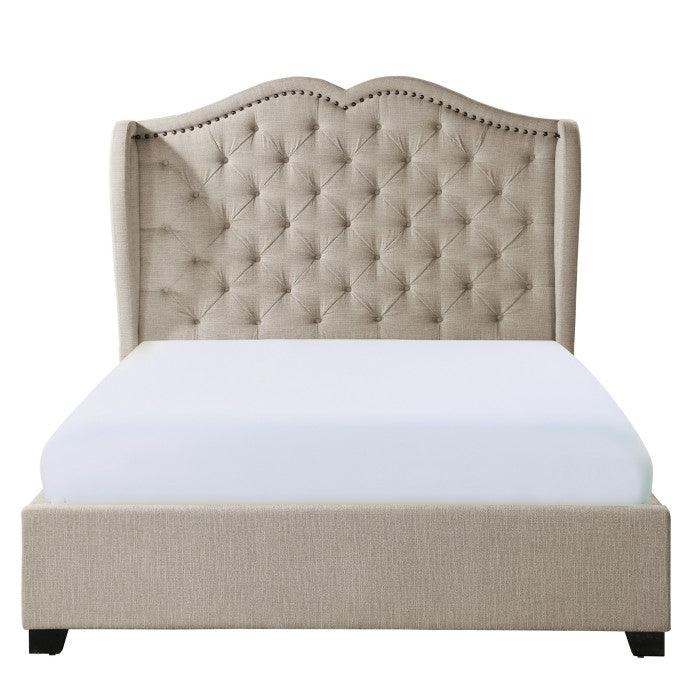 Homelegance - Waterlyn Queen Bed In Beige - 1639-1*