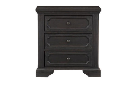 Bolingbrook Night Stand In Wire - Brushed Charcoal 1647 - 4 | Homelegance | Home Elegance USA