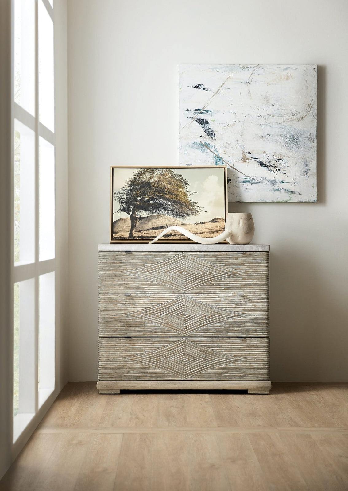 Amani Three Drawer Accent Chest | Hooker | Home Elegance USA