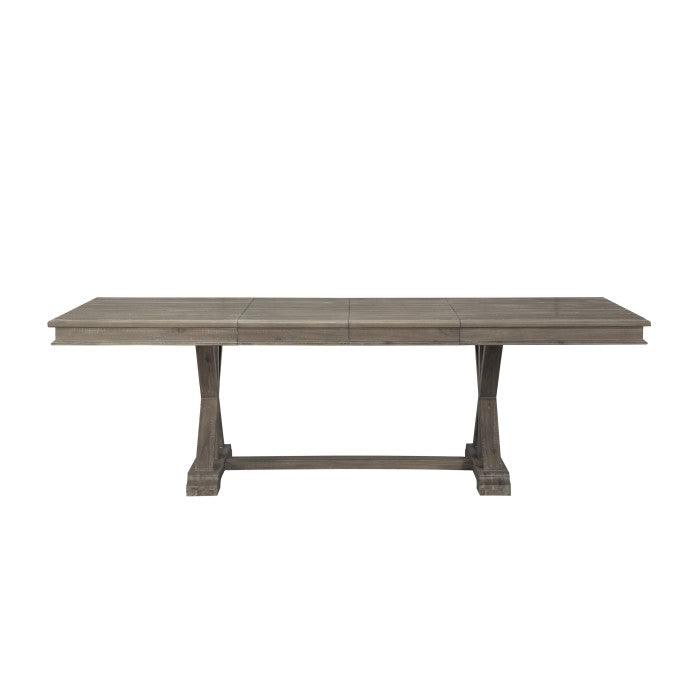 Cardano Dining Table In Driftwood Light Brown 1689Br - 96* | Homelegance | Home Elegance USA