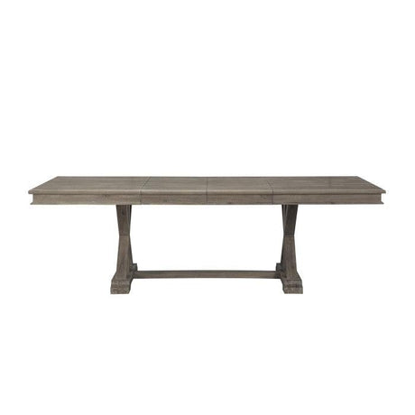 Cardano Dining Table In Driftwood Light Brown 1689Br - 96* | Homelegance | Home Elegance USA