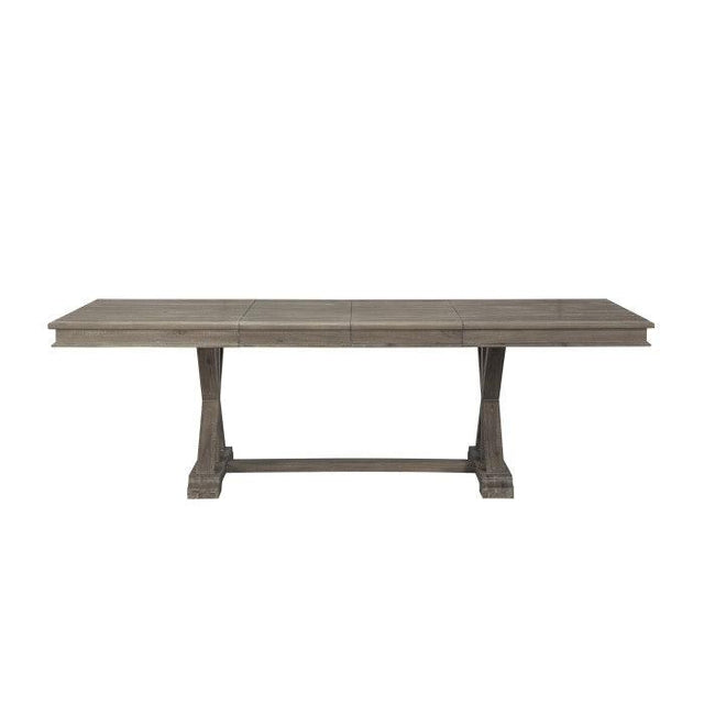 Cardano Dining Table In Driftwood Light Brown 1689Br - 96* | Homelegance | Home Elegance USA