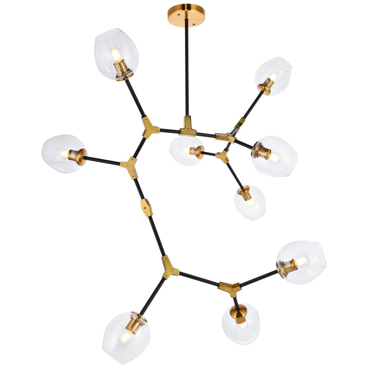 Elegant Lighting Cavoli 9-Light Pendant - Home Elegance USA
