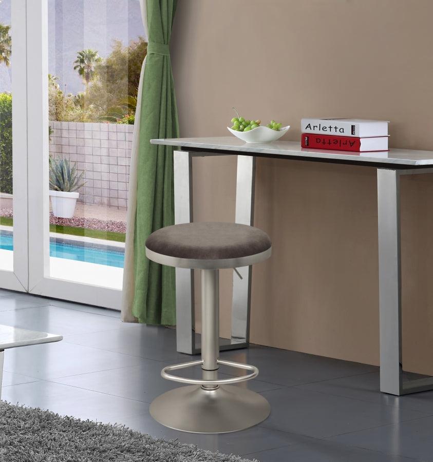 Brody Adjustable Stool Set Of 2 In Grey - 956Grey - C | Meridian | Home Elegance USA