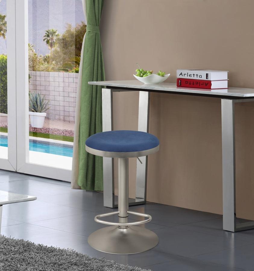 Brody Adjustable Stool Set Of 2 In Navy - 956Navy - C | Meridian | Home Elegance USA