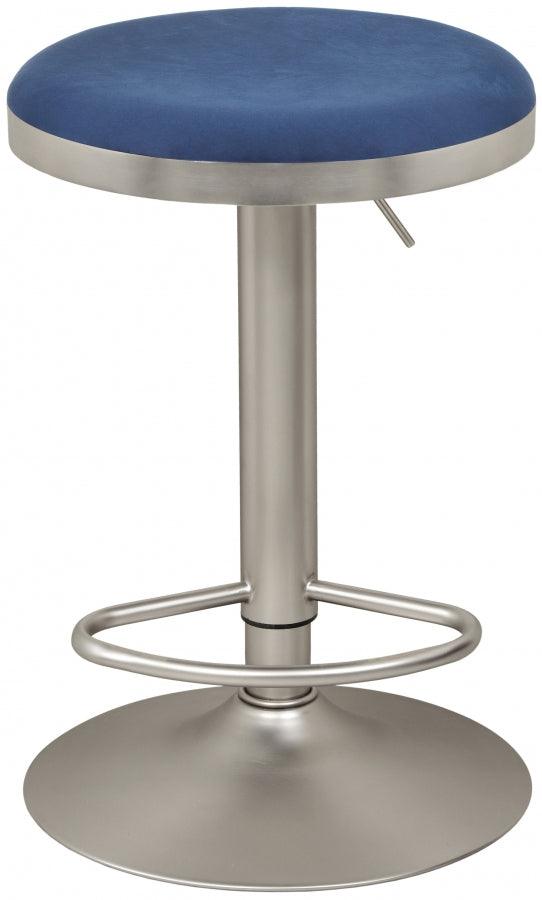 Brody Adjustable Stool Set Of 2 In Navy - 956Navy - C | Meridian | Home Elegance USA