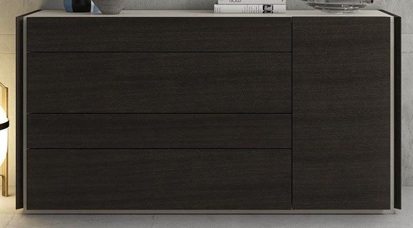 J&M Furniture - Porto Natural Light Grey Lacquer Dresser - 17867-D