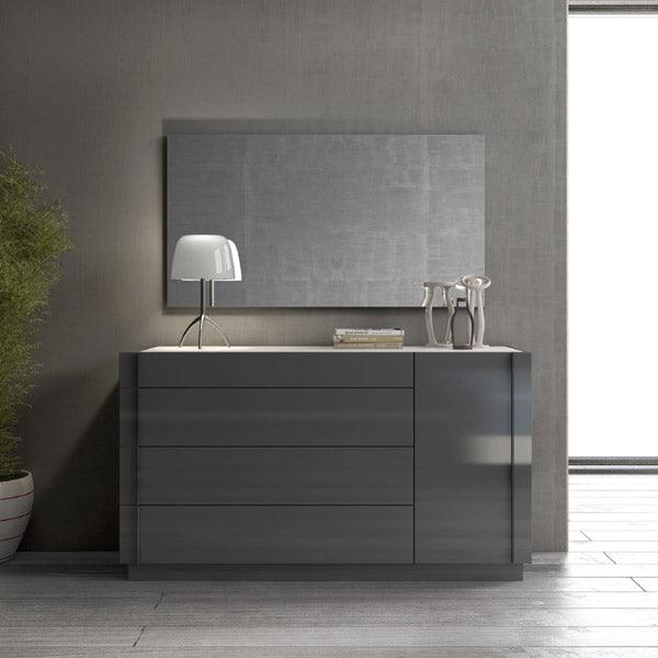 Braga Natural Grey Lacquer Dresser - 178671 - D | J&M | Home Elegance USA