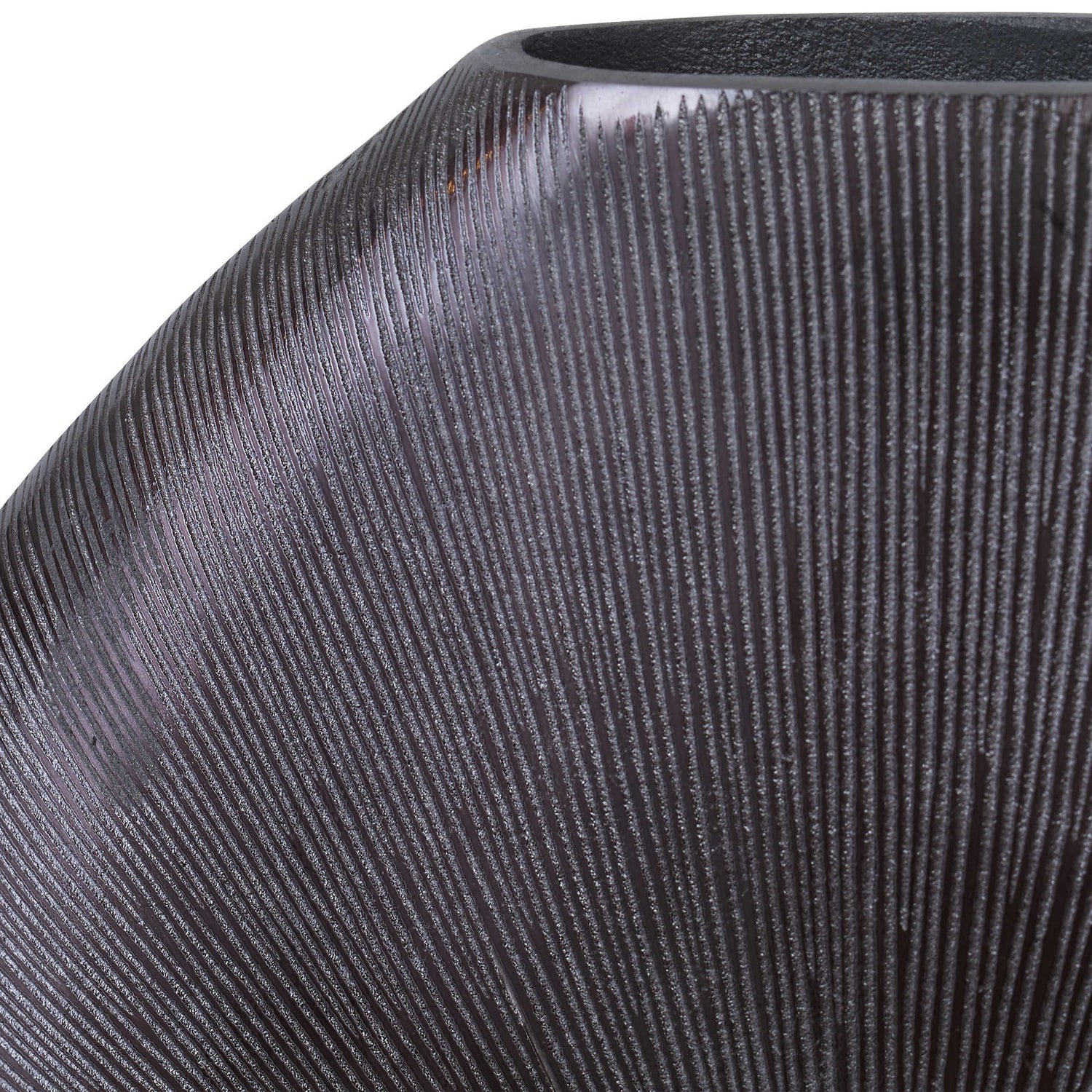 Uttermost Gretchen Black Nickel Vase - Home Elegance USA